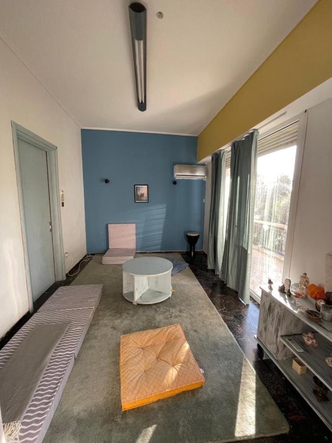 Spacious Apartment With Balconies, Ac, King Bed, Near Dt And Transports Athens Luaran gambar