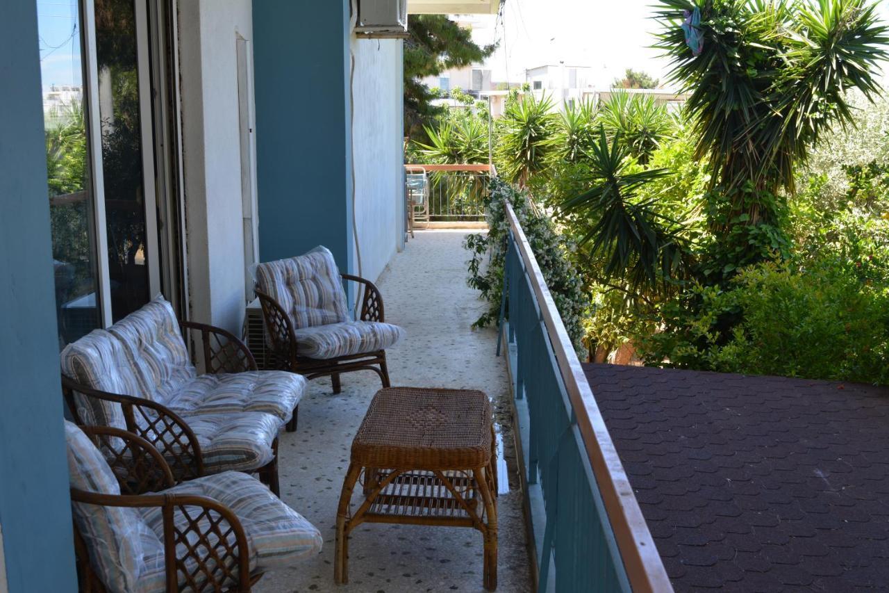 Spacious Apartment With Balconies, Ac, King Bed, Near Dt And Transports Athens Luaran gambar